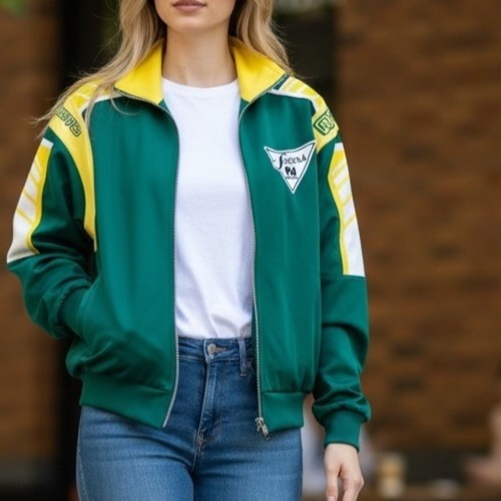 Vintage Serena Shirok ENNERRE 1990 Track Jacket WOMENS FOOTBALL SOCCER JAPAN L
